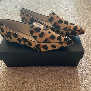 Leopard print loafers